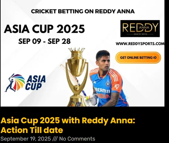 Reddy Anna Casino mobile app interface 2025